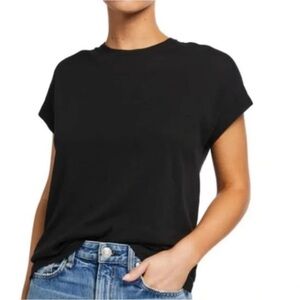 Vince Black Short Sleeve Crewneck Tee